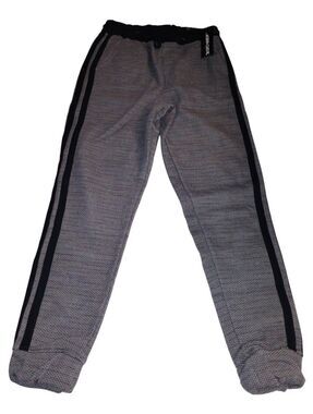 Modern Culture Men's Gray Jogger Pants with Black Side Stripes New Size S
